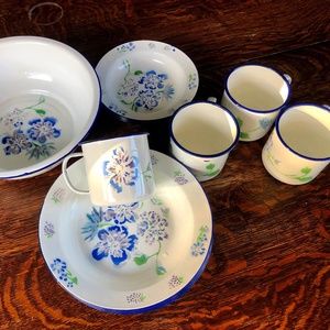 Vintage April Cornell Enamelware